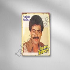İbrahim Tatlıses Retro Ahşap Poster