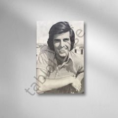 Tarık Akan Retro Ahşap Poster