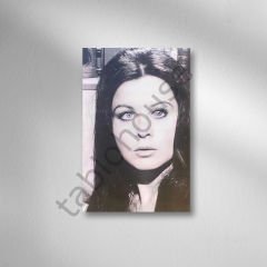 Fatma Girik Retro Ahşap Poster