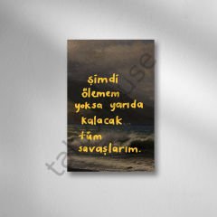 Retro Ahşap Poster