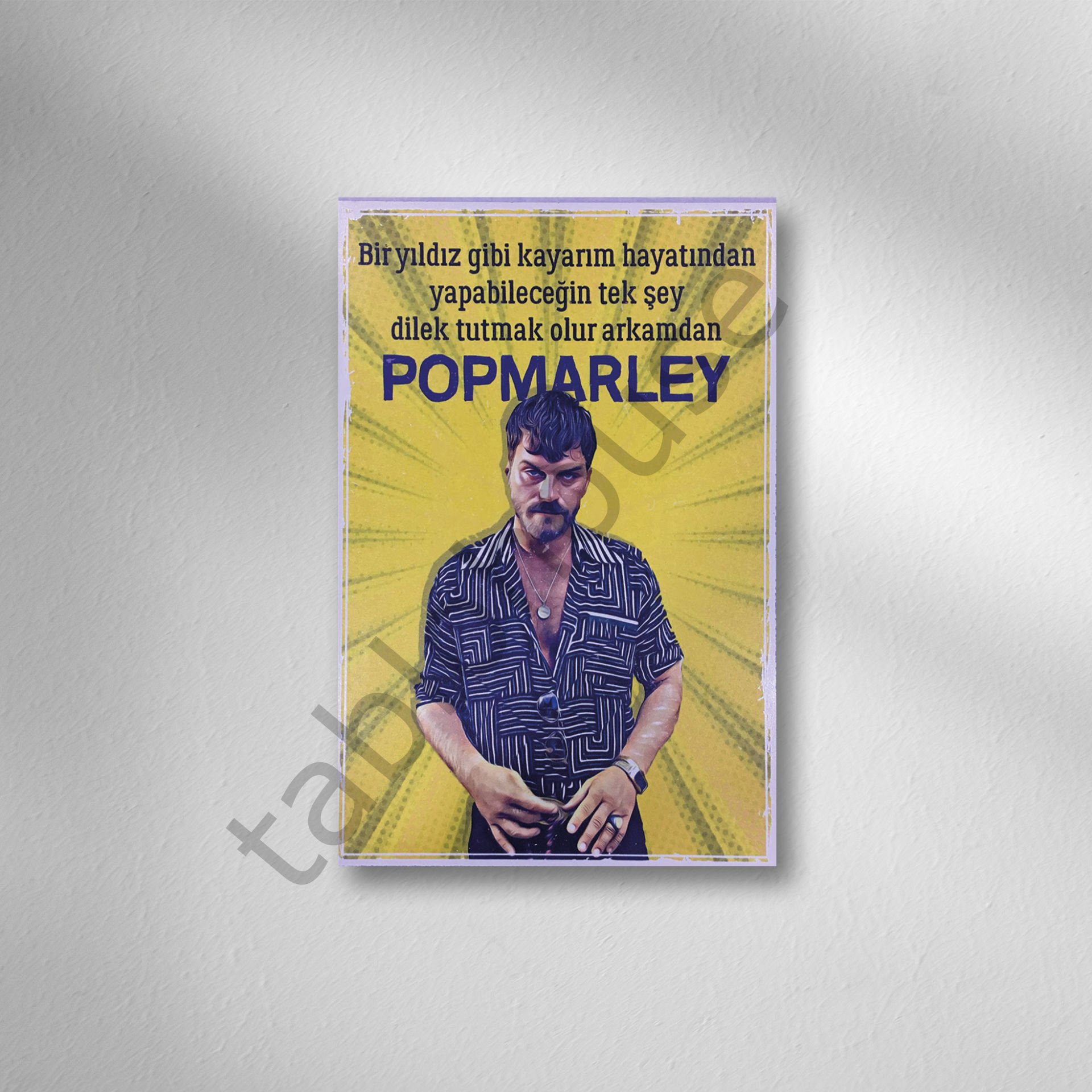 Popmarley Retro Ahşap Poster