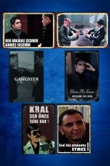 6'lı Retro Ahşap Poster