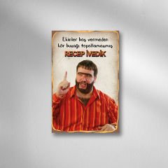 Recep İvedik Retro Ahşap Poster