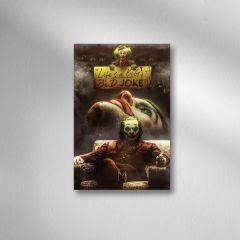 Joker Retro Ahşap Poster