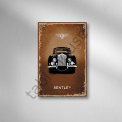 Bentley Retro Ahşap Poster