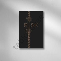 Risk  Retro Ahşap Poster