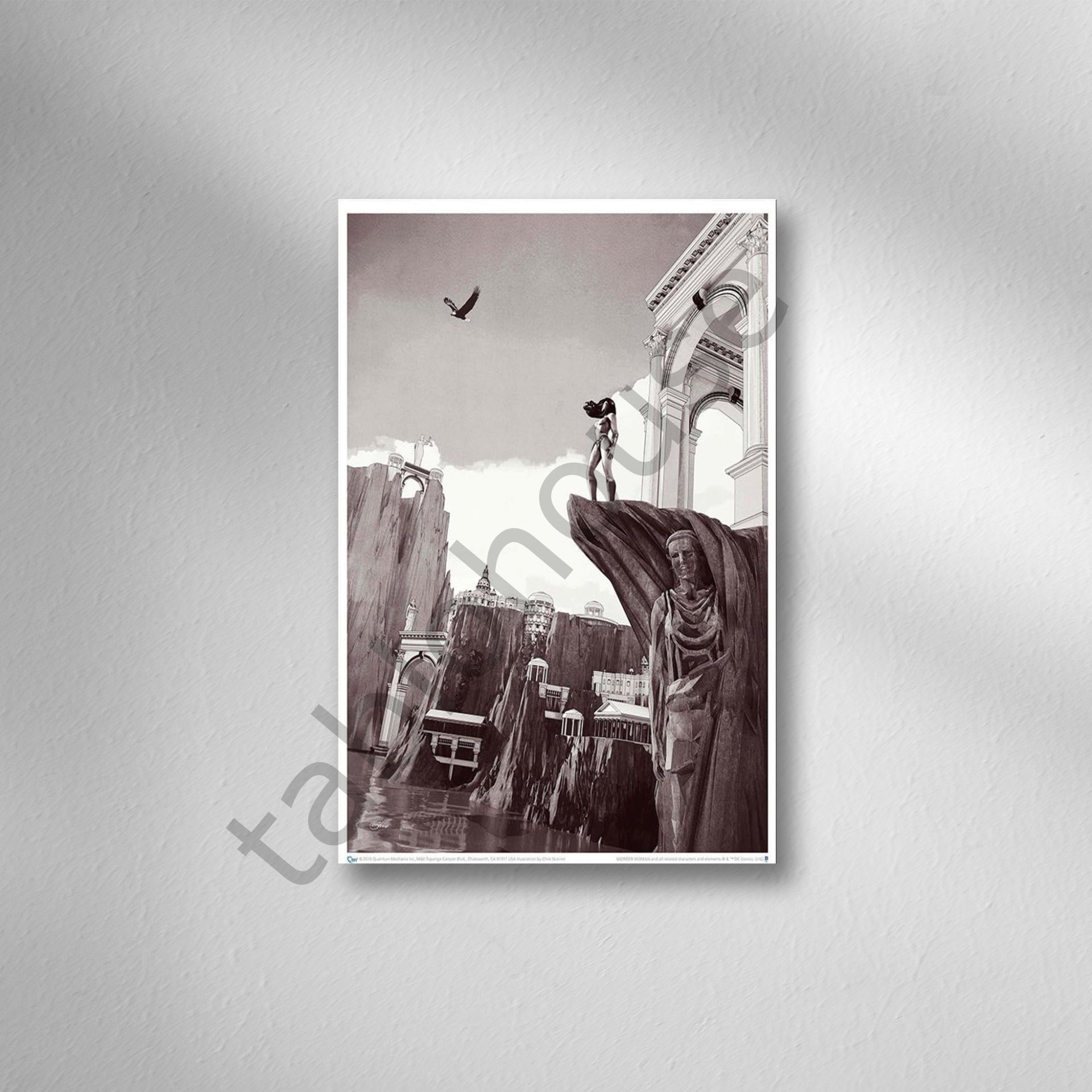Retro Ahşap Poster