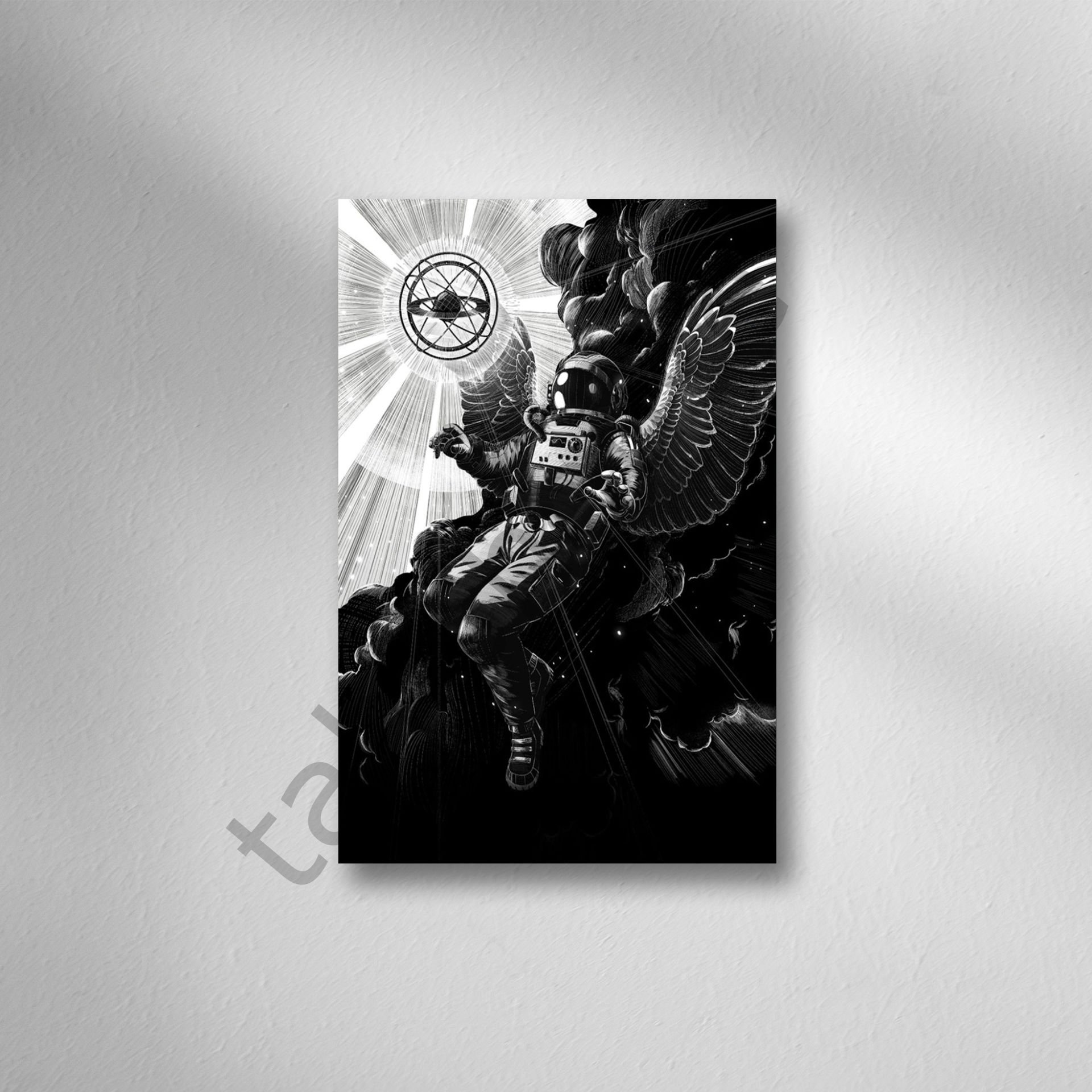 Star Wars Retro Ahşap Poster