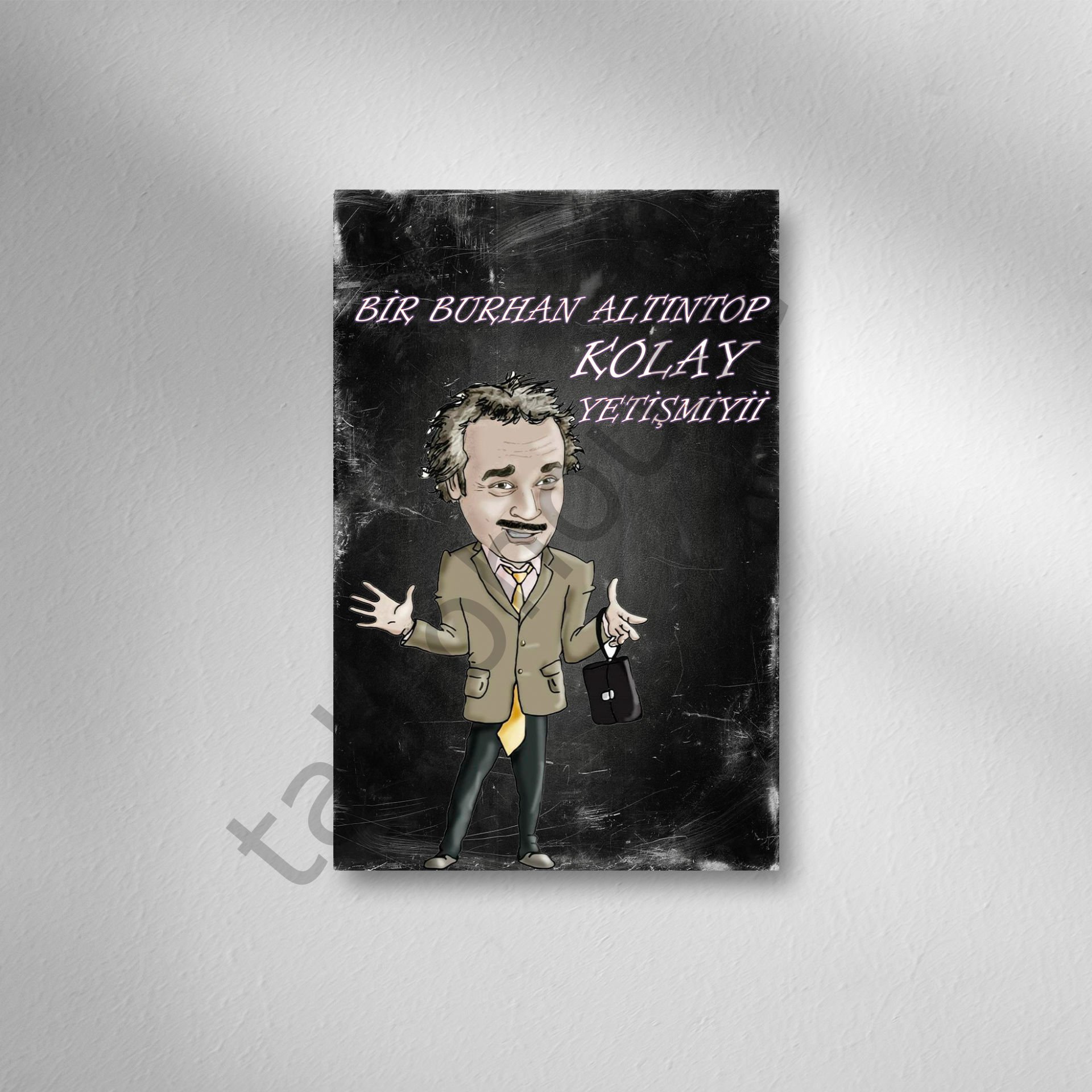 Retro Ahşap Poster