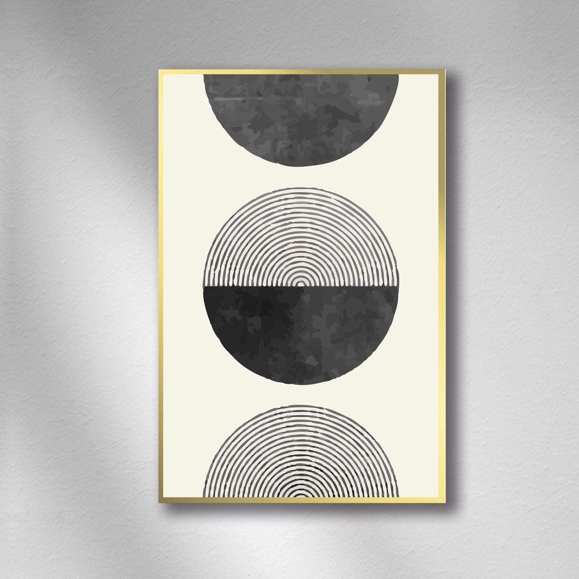 Soyut Geometrik Sanat Tablo